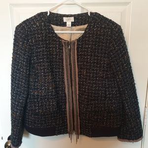 Ann Taylor tweed jacket